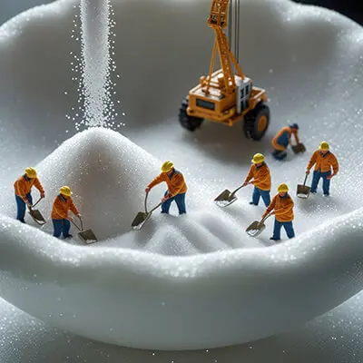 دانلود عکس با کیفیت شکر و کارگران مینیاتوری