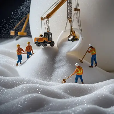 دانلود عکس با کیفیت شکر و کارگران مینیاتوری