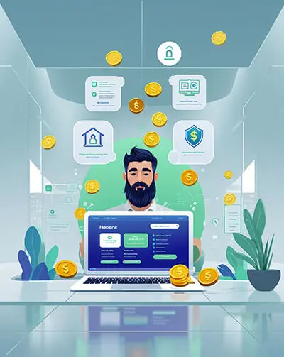 دانلود عکس با کیفیت بانکداری دیجیتال