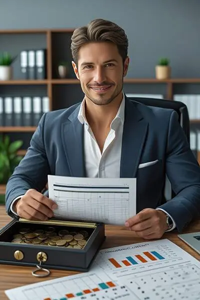 دانلود عکس با کیفیت برنامه‌ریزی مالی با مشاوره تخصصی بیمه