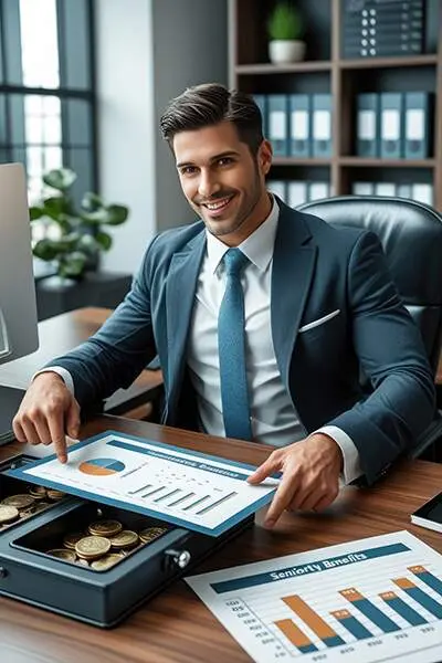 دانلود عکس با کیفیت کارشناس بیمه و سرمایه