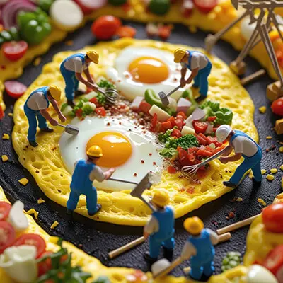 دانلود عکس با کیفیت آشپزان مینیاتوری