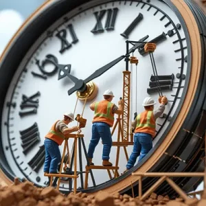 دانلود عکس با کیفیت تنظیم ساعت توسط تیم مینیاتوری