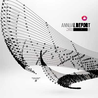 دانلود طرح لایه‌ باز شبکه‌ای از خطوط متوالی و نقاط متصل