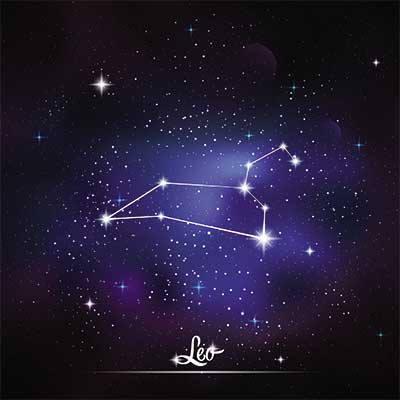 دانلود طرح لایه‌ باز انتزاعی کهکشانی صورت فلکی اسد