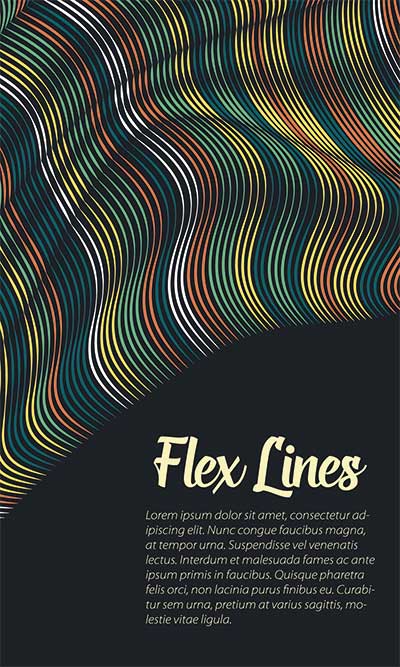 دانلود رایگان وکتور لایه باز طرح انتزاعی خطی