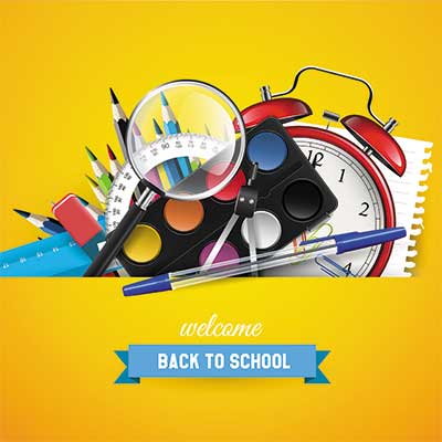 دانلود وکتور لایه باز لوازم تحریر (نوشت‌افزار)