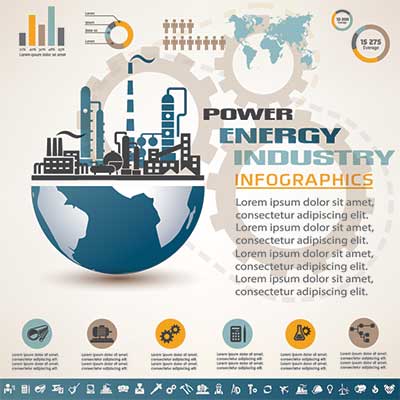 دانلود وکتور لایه‌ باز صنعت انرژی و پالایشگاه