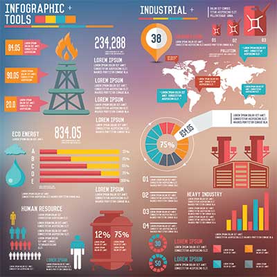 دانلود طرح لایه‌ باز گزارش‌های تحلیلی حوزه نفت، پالایش و انرژی