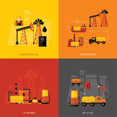 دانلود طرح لایه‌ باز زنجیره صنعت نفت