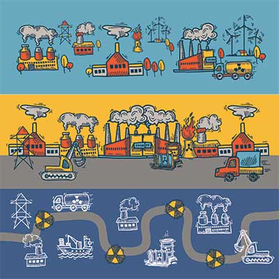 دانلود طرح لایه‌ باز  هدر سایت‌ صنایع پالایشی و حمل‌ونقل