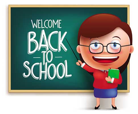 دانلود رایگان وکتور لایه باز پوستر بازگشت به مدرسه