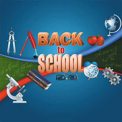 دانلود وکتور لایه باز پوستر فروش ویژه نوشت‌افزار