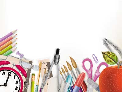 دانلود وکتور لایه باز لوازم‌ التحریر و ابزار آموزشی