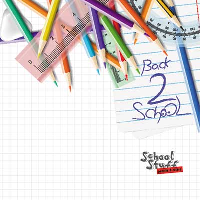 دانلود وکتور لایه باز نوشت‌افزار و ابزار آموزشی