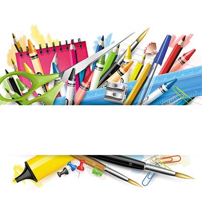 دانلود طرح لایه باز لوازم تحریر (نوشت‌افزار)