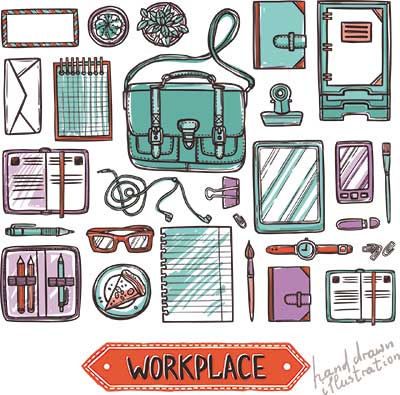 دانلود وکتور لایه‌ باز محل کار