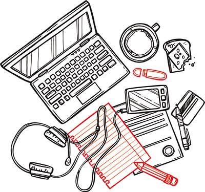 دانلود طرح لایه‌ باز میز کار