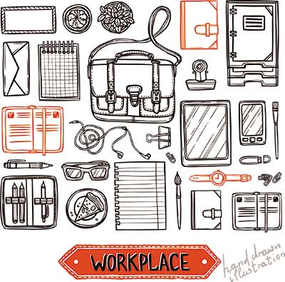 دانلود وکتور لایه‌ باز محل کار