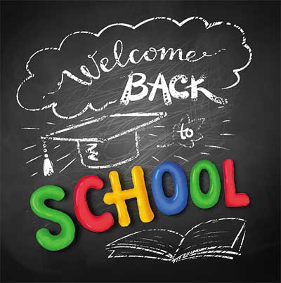 دانلود وکتور لایه باز پوستر خوشامدگویی مدرسه