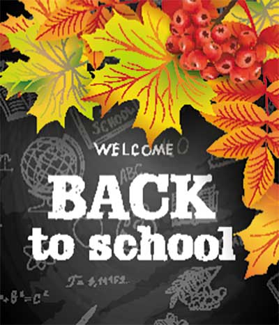 دانلود وکتور لایه باز پوستر خوشامدگویی مدرسه