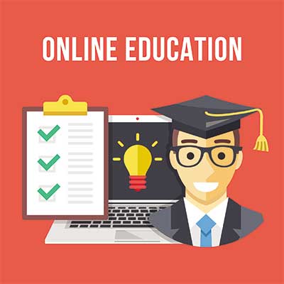 دانلود رایگان طرح لایه‌ باز آموزش آنلاین