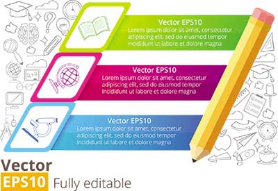دانلود رایگان وکتور لایه‌ باز آموزشی