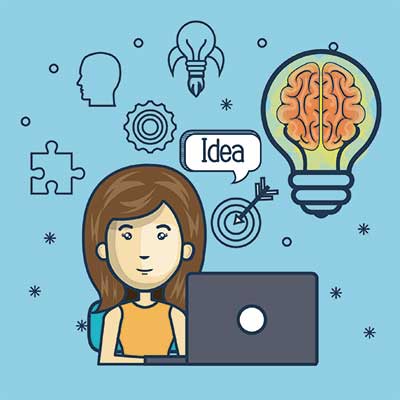 دانلود طرح لایه‌ باز ایده‌پردازی