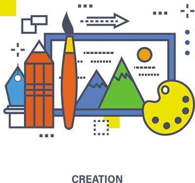 دانلود طرح لایه‌ باز آموزش خلاق و هنر تصویری