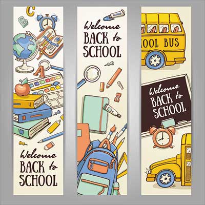 دانلود طرح لایه‌ باز بنر آغاز سال تحصیلی و بازگشایی مدارس