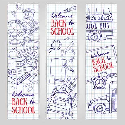 دانلود طرح لایه‌ باز بنر آغاز سال تحصیلی و هدر مدرسه