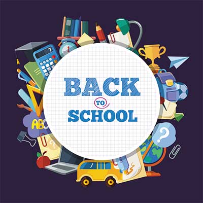 دانلود رایگان طرح لایه‌ باز شروع سال تحصیلی جدید با المان‌های لوازم‌التحریر