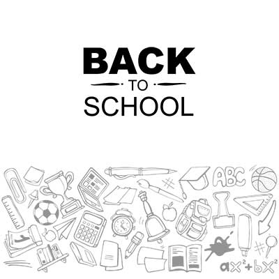 دانلود وکتور لایه‌ باز پوستر شروع سال تحصیلی و بازگشت به مدرسه