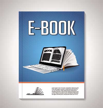 دانلود وکتور لایه‌ باز جلد کتاب