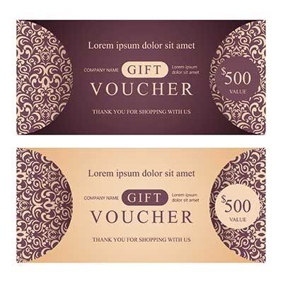 دانلود وکتور لایه باز کارت هدیه