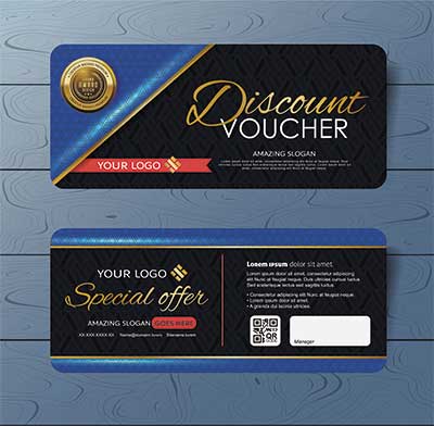 دانلود رایگان طرح لایه‌ باز کارت هدیه