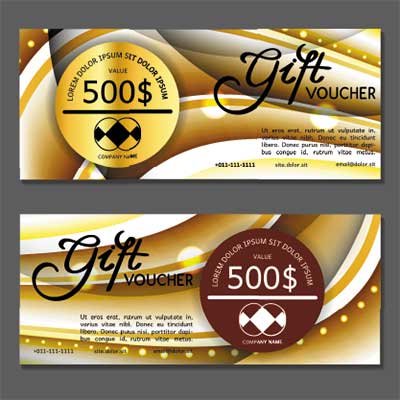 دانلود وکتور لایه باز کارت هدیه