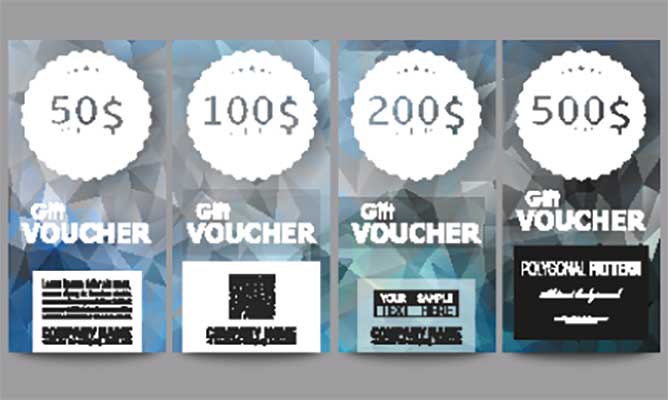 دانلود رایگان وکتور لایه‌ باز کارت هدیه