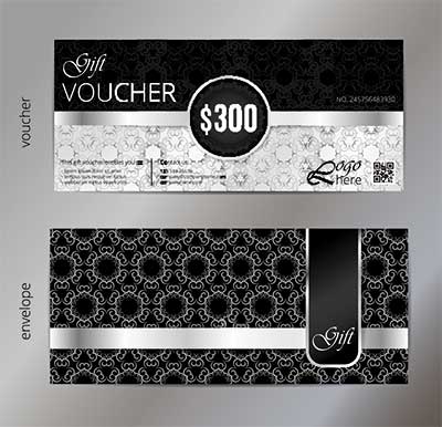 دانلود طرح لایه‌ باز کارت هدیه و پاکت اختصاصی