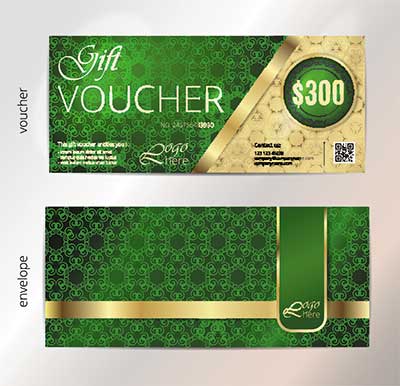 دانلود رایگان طرح لایه‌ باز کارت هدیه با پاکت اختصاصی