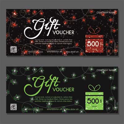 دانلود رایگان وکتور لایه‌ باز کارت هدیه