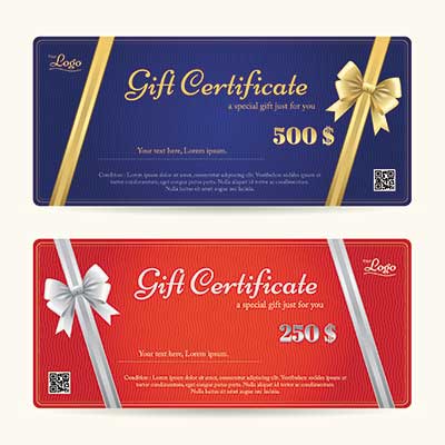 دانلود رایگان وکتور لایه‌ باز کارت هدیه