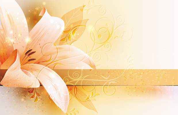 دانلود وکتور لایه باز بکگراند گل و فضای متنی