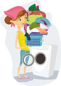 دانلود طرح لایه باز خدمات لباسشویی و خانه‌داری